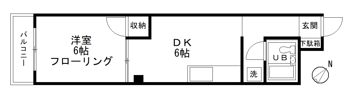 ヒルサイドコンドミニアムの間取り写真