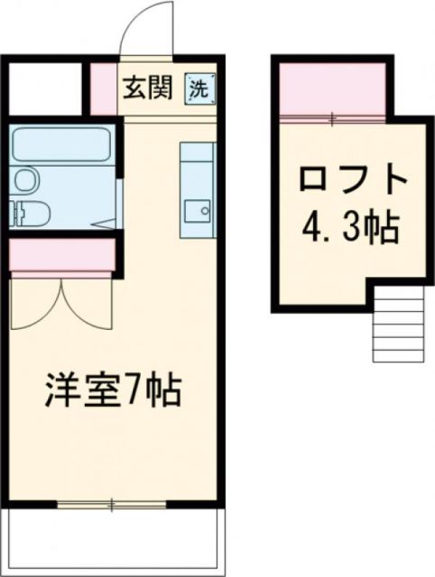 デュオコート西瑞江の間取り写真
