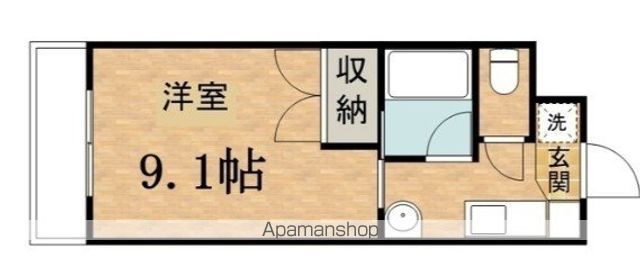 多摩都市モノレール 甲州街道駅 徒歩3分 3階建 築26年の間取り写真