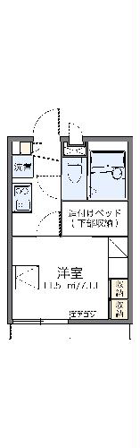 レオパレス南天の間取り