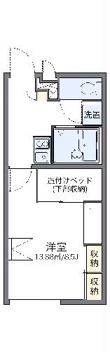 レオパレスマ　メゾンの間取り