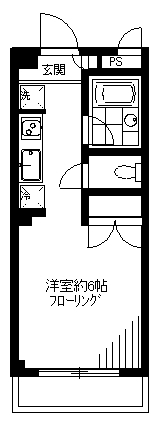 世田谷区松原のマンションの間取り