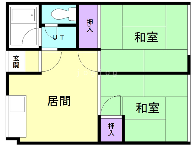 シティハイム３４の間取り