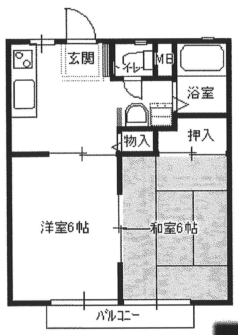 サンシティ松尾の間取り