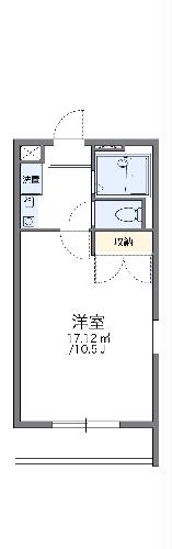 レオパレスラフォーレ二日市の間取り