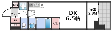 セレニテ難波グランデノールの間取り