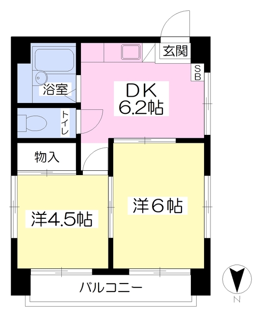 ラブレ清水町の間取り