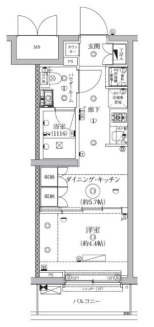 セジョリ鵜の木の間取り