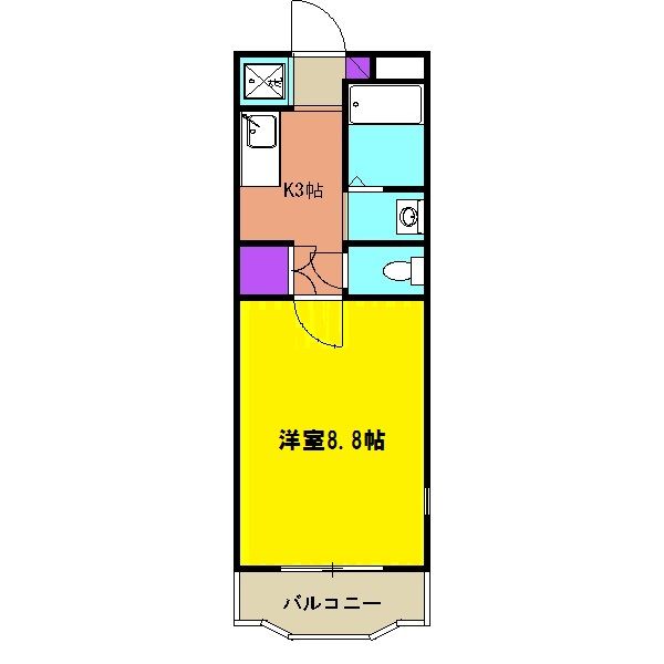 サンサーラ古庄の間取り