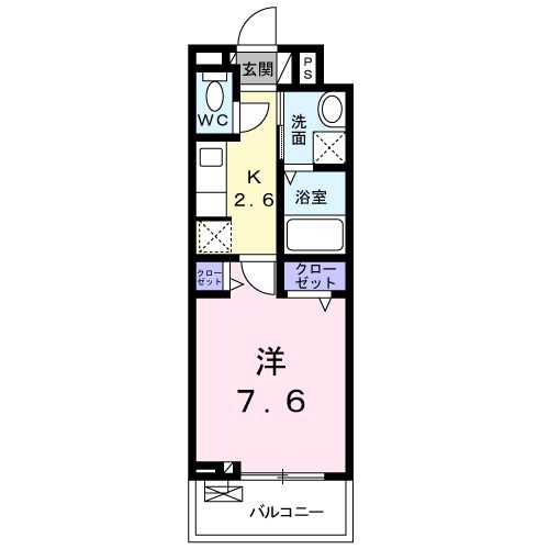 アリエッタ福室Ｍの間取り