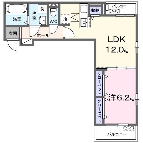 ポロ―ニアFの間取り