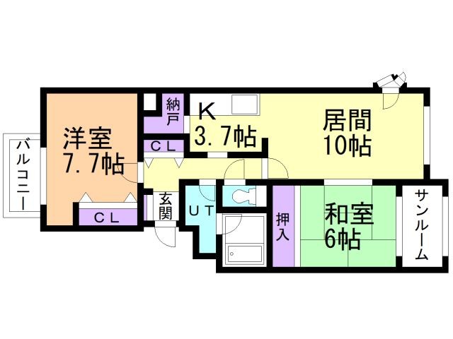 森林公園パークハウス西壱番街Ｂ棟の間取り