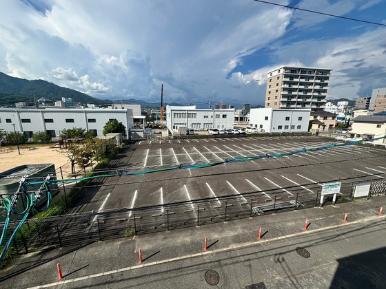 【広島市佐伯区隅の浜のアパートの眺望】