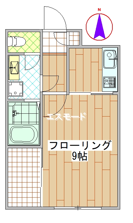 東京都世田谷区深沢３（アパート）の賃貸物件の間取り