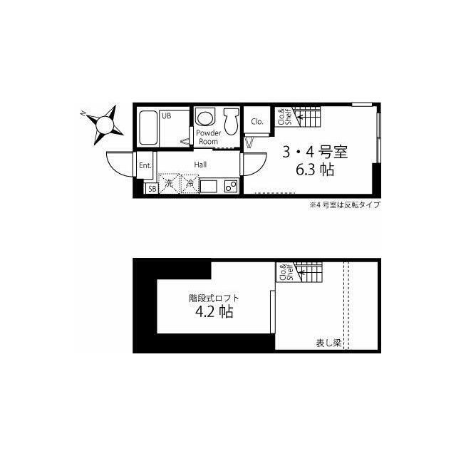 ハーミットクラブハウス上大岡ＩＶＡ棟の間取り