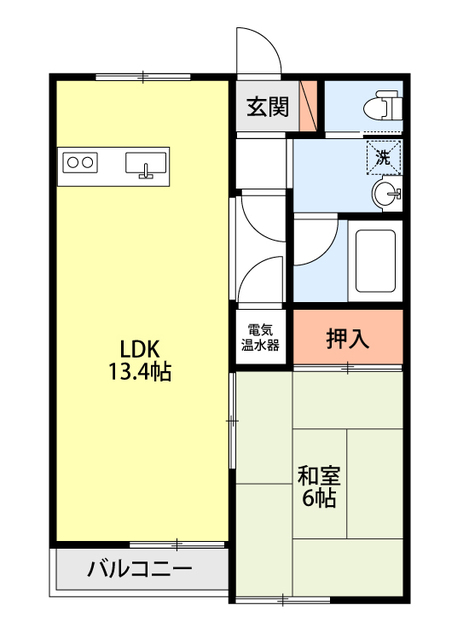 ガーディアンAの間取り