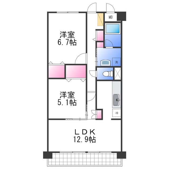 リヴィエールの間取り