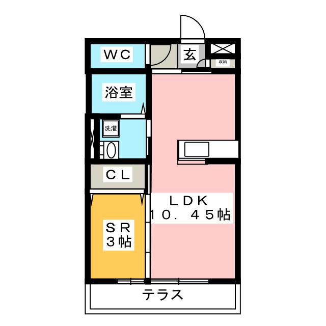 セジュール信長の間取り