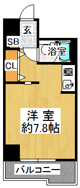 【学が丘カレッジハイツの間取り】