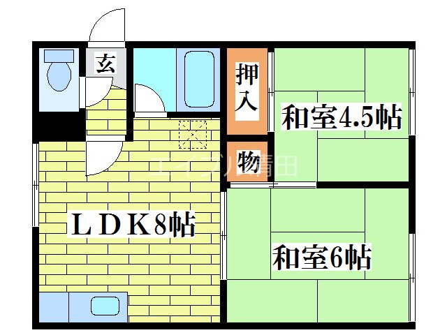 エイトハイツの間取り