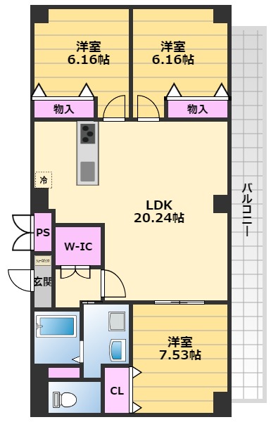 SHRIKE21新館（シュライク21新館）の間取り