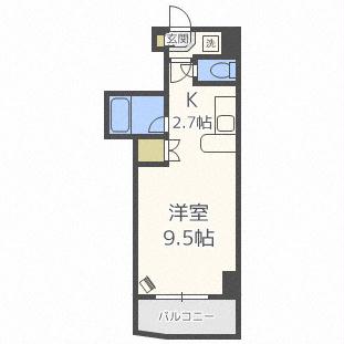 αNEXT北15条　アルファネクスト北15条の間取り