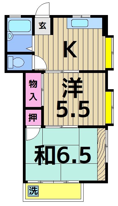 グリーンハウス木下の間取り