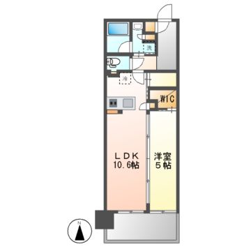 ローレルアイ名駅東の間取り