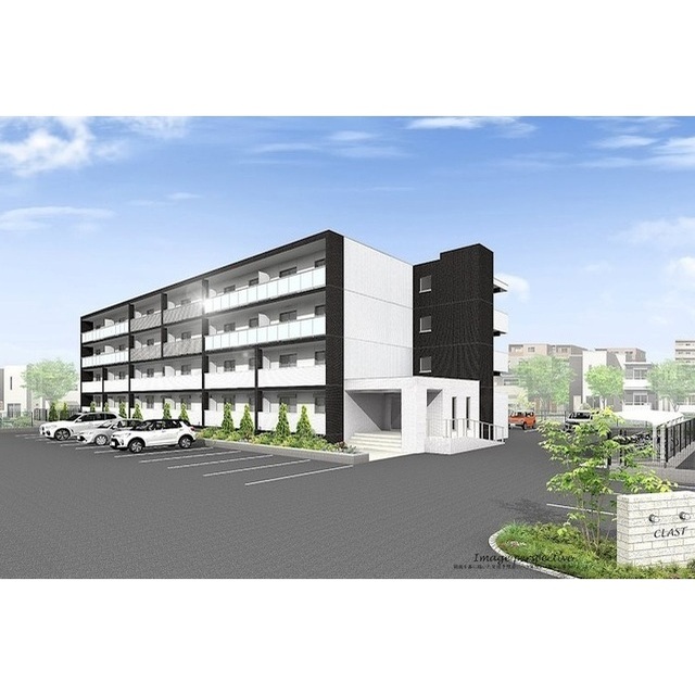 【（仮称）裾野公文名マンションの建物外観】