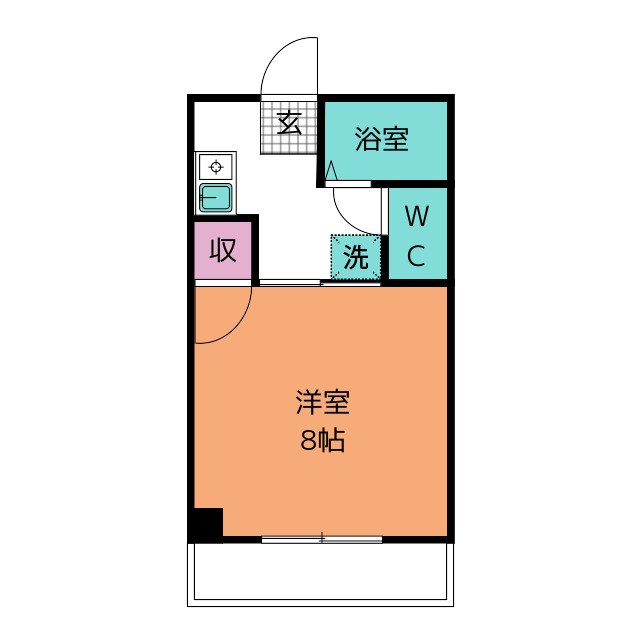 ジュネス三ヶ根の間取り