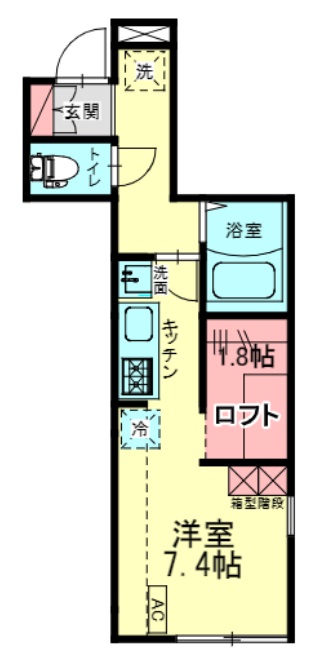 東久留米市東本町のマンションの間取り