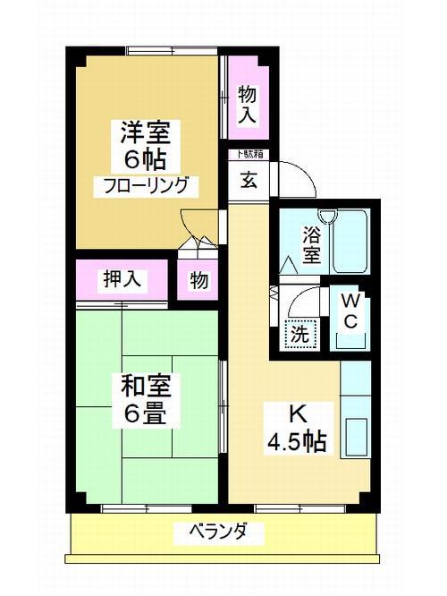 マンションアイリスの間取り