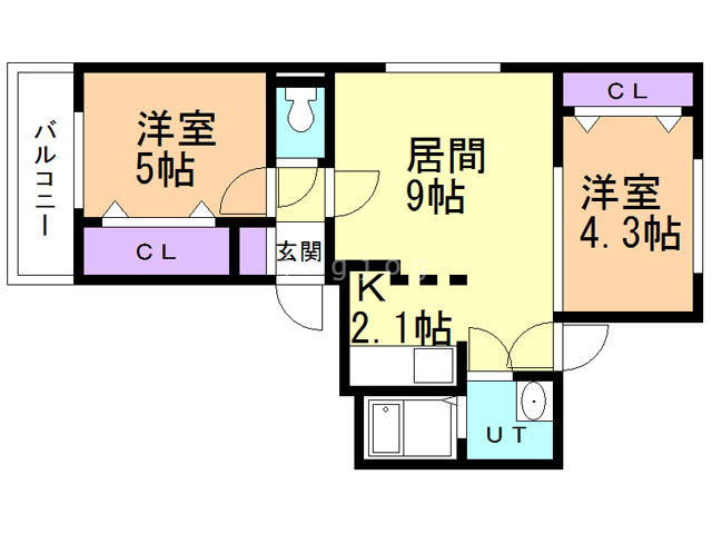 ダイナスティアIVの間取り