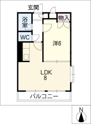 エスタ植田の間取り