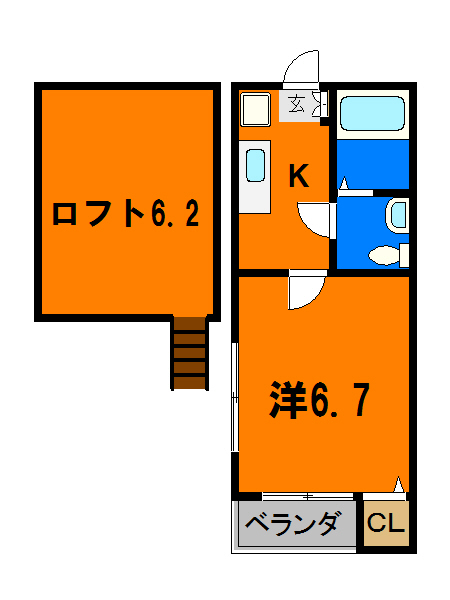 コンフォートヴィラ寒川の間取り