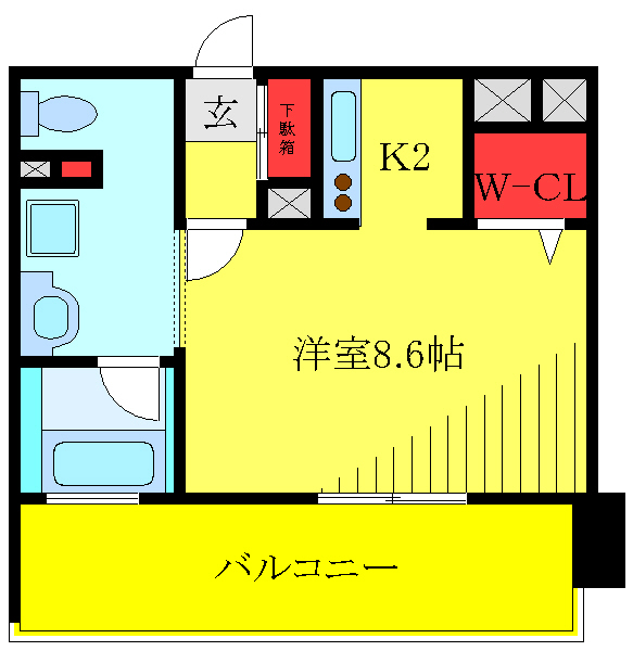 パークキューブ板橋本町の間取り