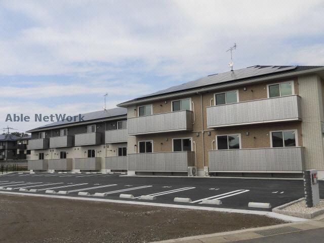 大村市池田のアパートの建物外観