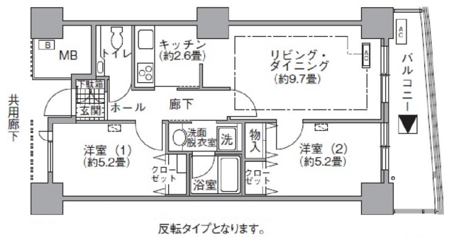 アクティ汐留の間取り