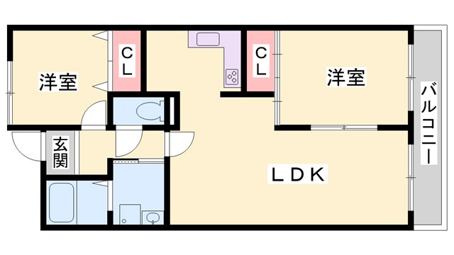 グローバル高田の間取り