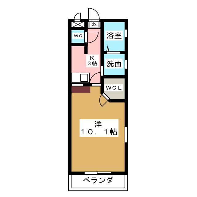 ＫII－ＯＫＡＳＡＮ　Ｂ．参番館の間取り