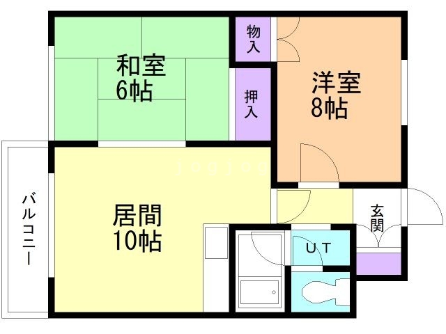 ヤマダハイツの間取り