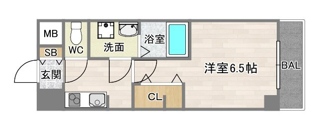 La・Liberta長居公園の間取り