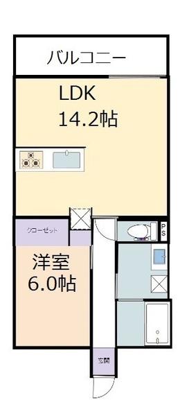 フォンテーヌ彦根の間取り