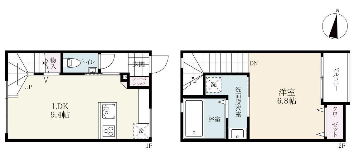 プレミアムアイランド田手の間取り