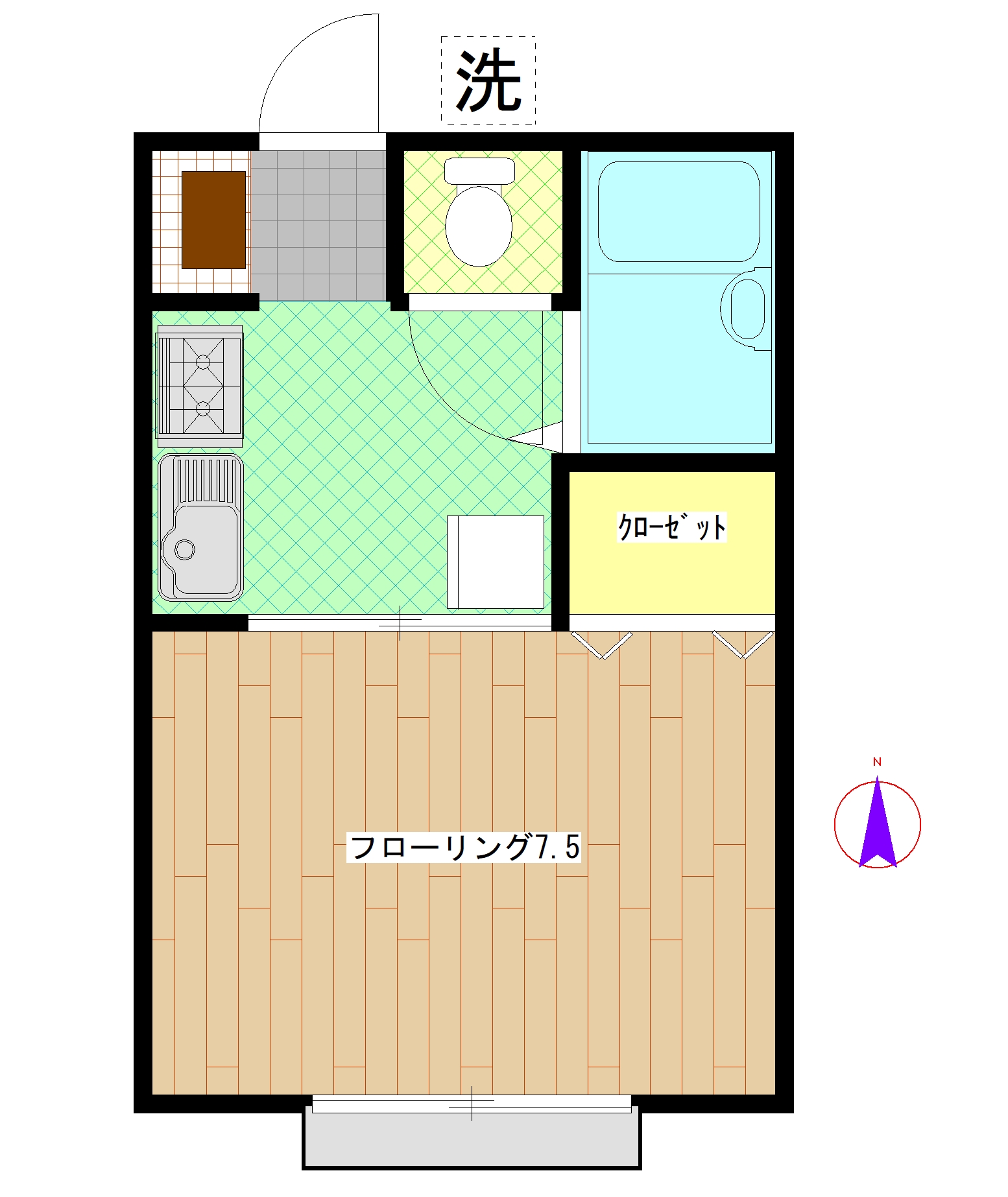 カーサベルの間取り