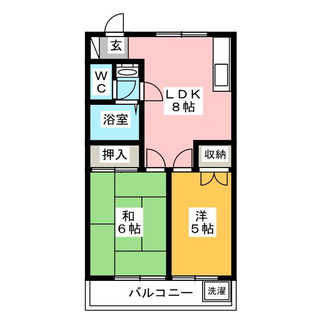 グリーンライフ奥津の間取り