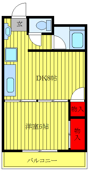 ハイツ小林の間取り