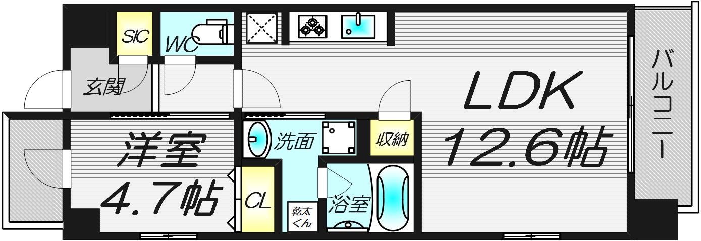 スプランディッドVIIIの間取り