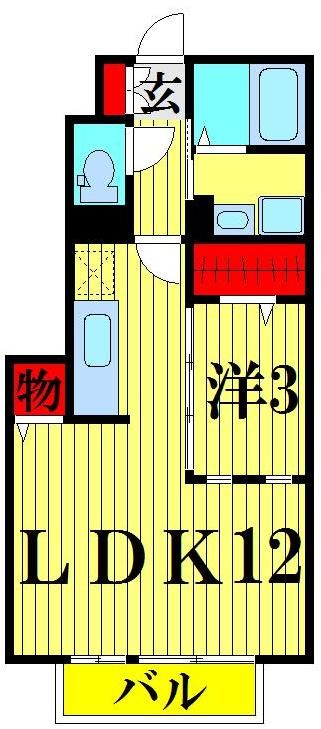 【ウエストシティＶＩＩの間取り】