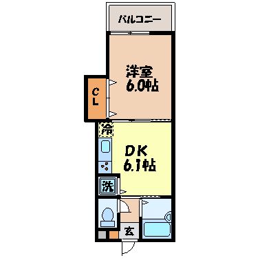 ＣＡＬＭＡＸ本原の間取り